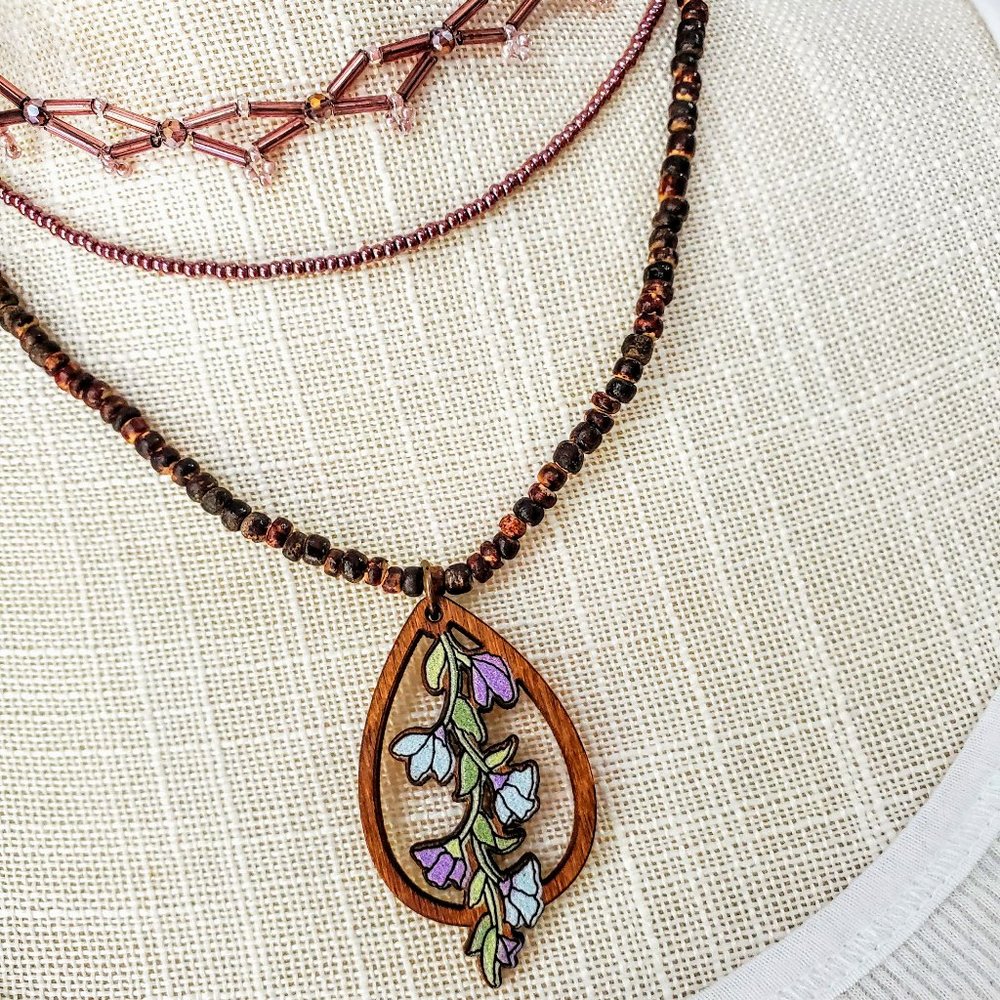 Woodland Multi-Layered Necklace - Picture 12 of 14